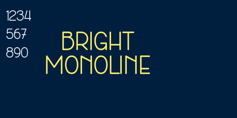 Bright Monoline