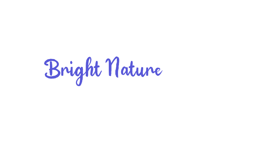 Bright Nature Font