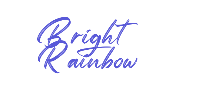 Bright Rainbow Font Download