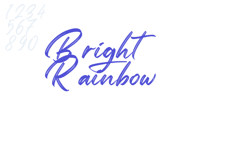 Bright Rainbow-font-download