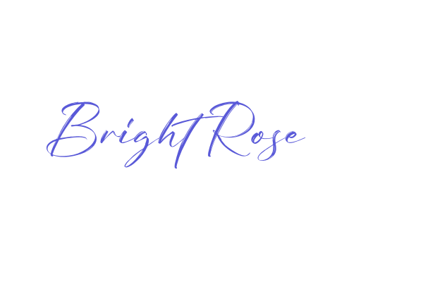 Bright Rose Font