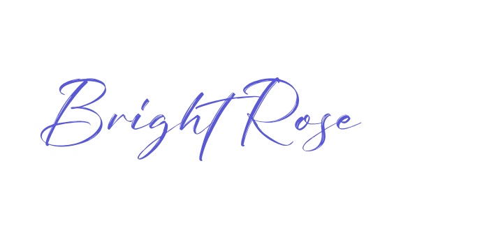 Bright Rose Font