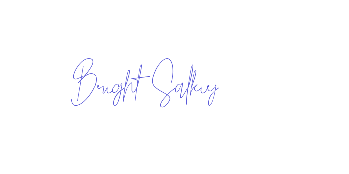 Bright Salkiy Font Download