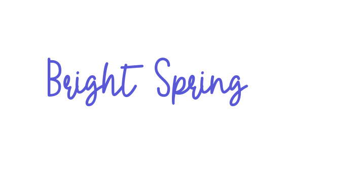 Bright Spring Font Download