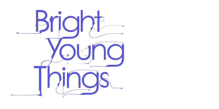 Bright Young Things Font