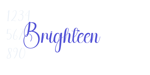 Brighteen-font-download