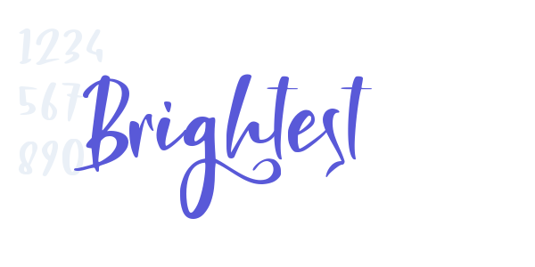 Brightest font free