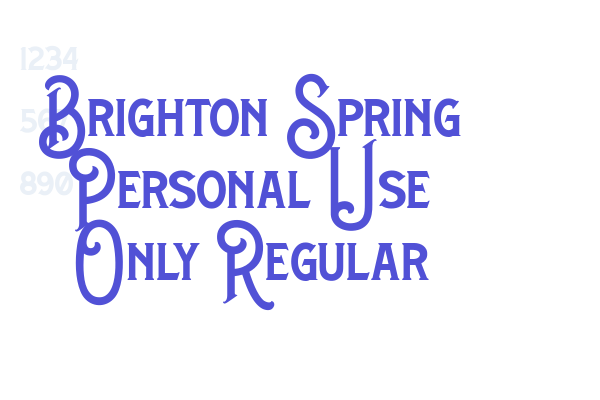 Brighton Spring Personal Use Only Regular