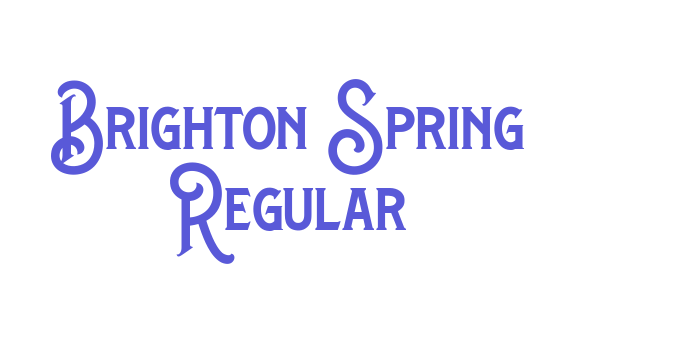 Brighton Spring Regular Font Download