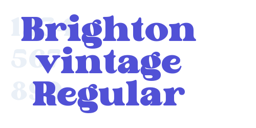 Brighton vintage Regular-font-download