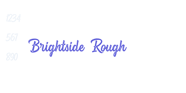 Brightside  Rough font free