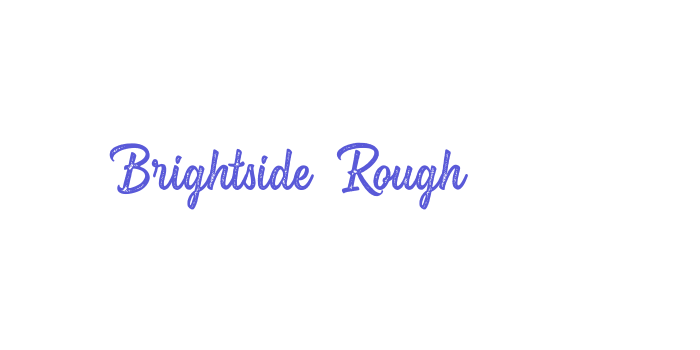 Brightside  Rough Font Download