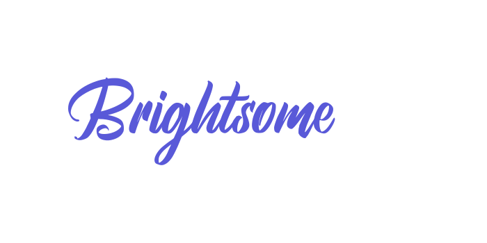 Brightsome Font