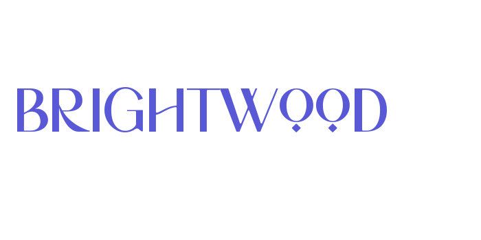 Brightwood Font