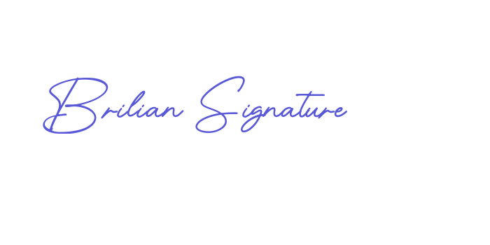 Brilian Signature Font Download