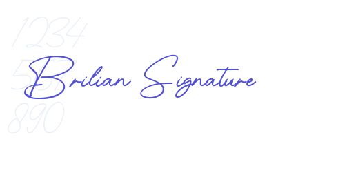 Brilian Signature-font-download