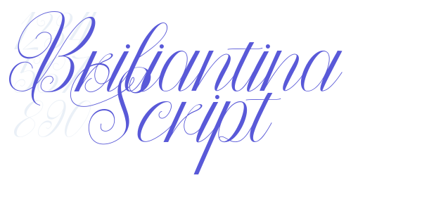 Briliantina Script font free