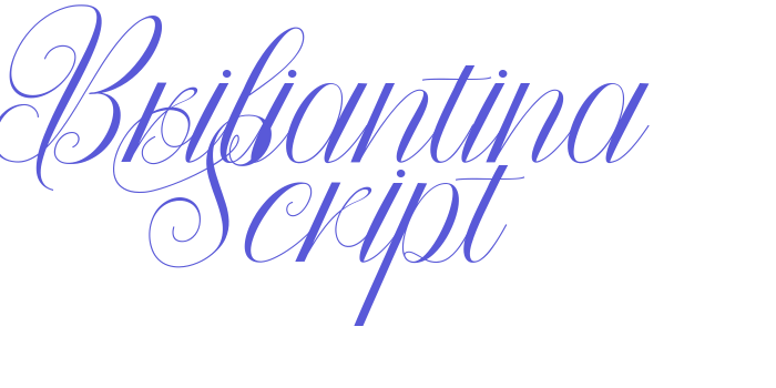 Briliantina Script Font