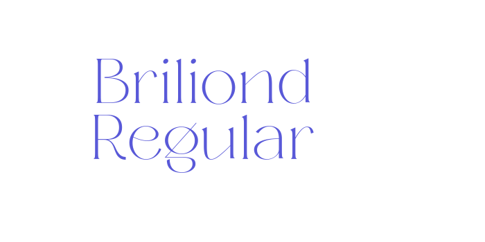 Briliond Regular Font Download