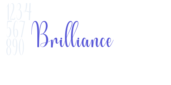 Brilliance font free