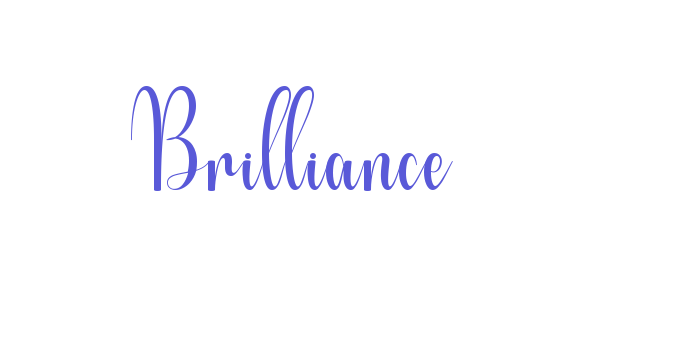 Brilliance Font Download