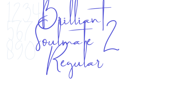 Brilliant Soulmate 2 Regular font free