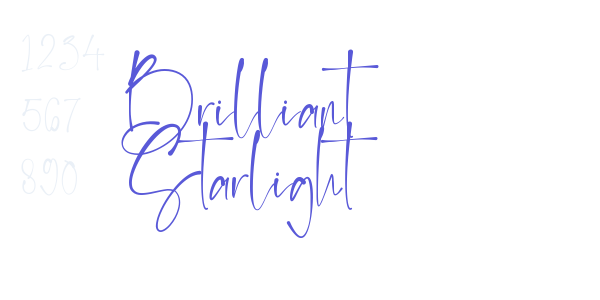 Brilliant Starlight font