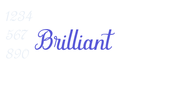 Brilliant font free