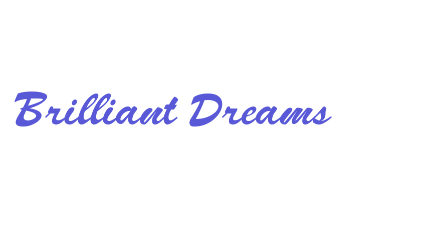 Brilliant Dreams Font