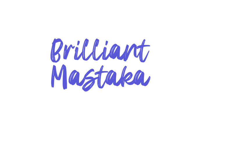 Brilliant Mastaka Font