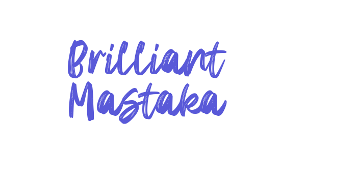 Brilliant Mastaka Font Download