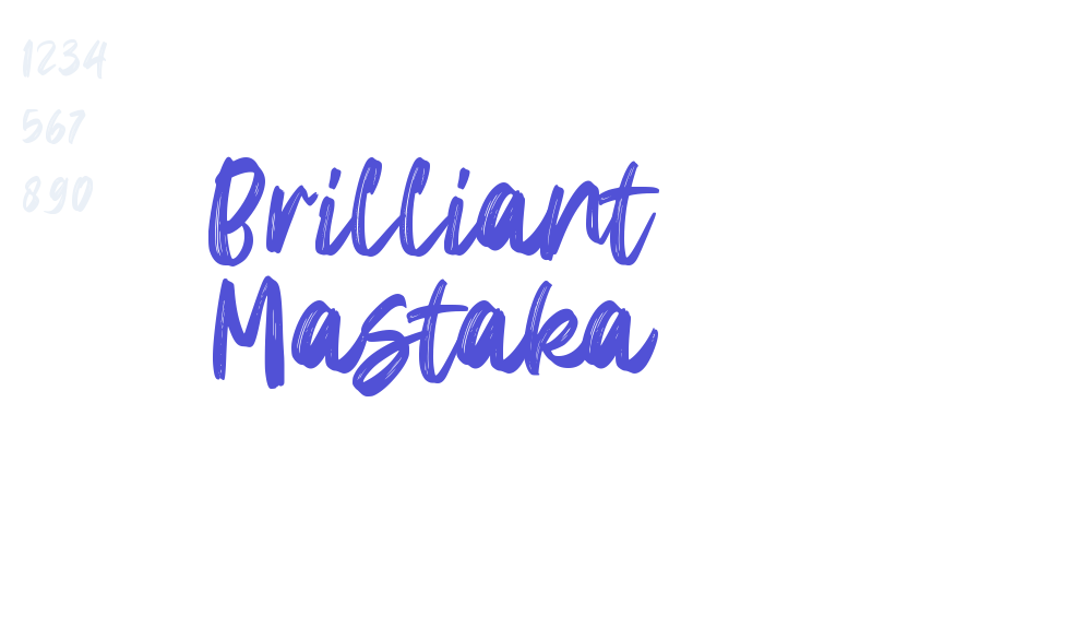 Brilliant Mastaka-font-download