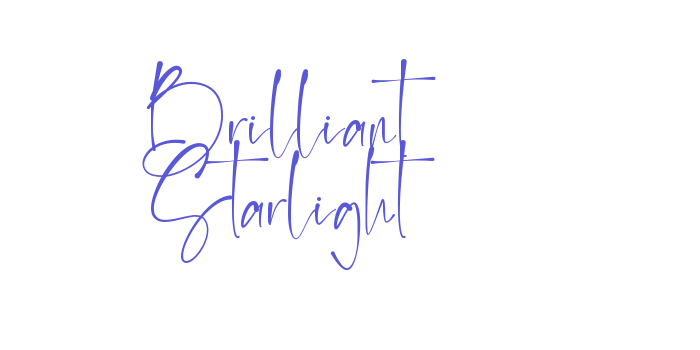 Brilliant Starlight Font Download