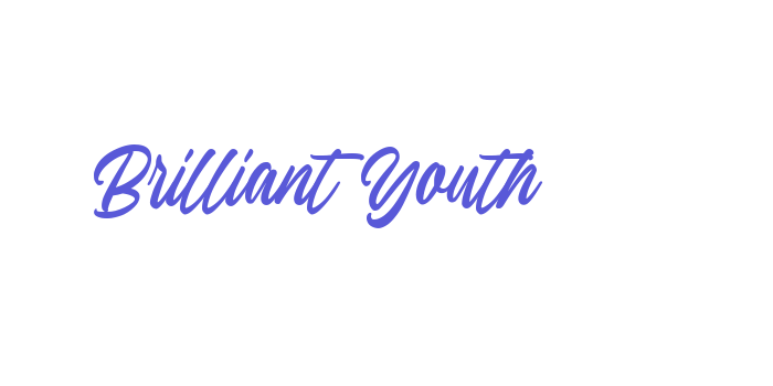 Brilliant Youth Font Download