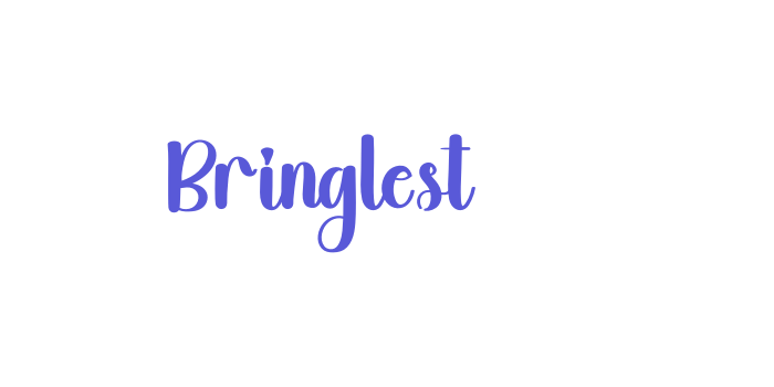 Bringlest Font Download