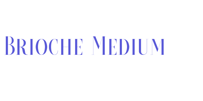 Brioche-Medium Font Download