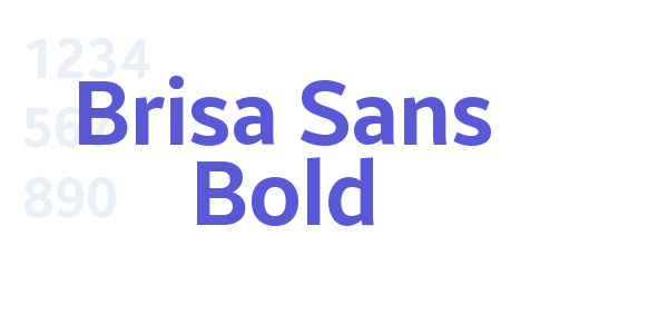 Brisa Sans Bold font