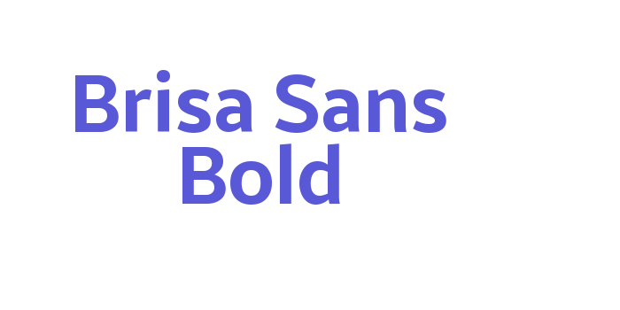 Brisa Sans Bold Font Download