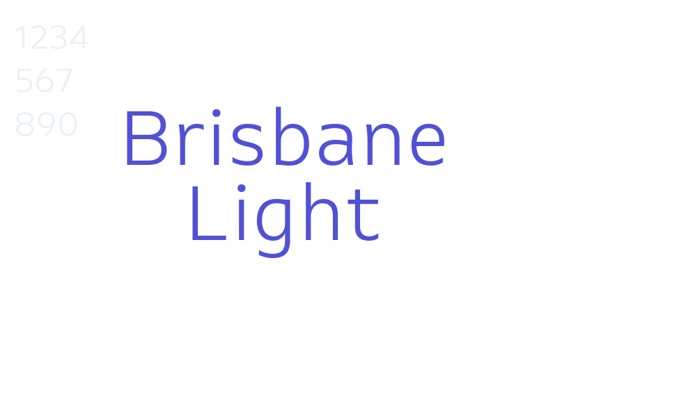 Brisbane Light-font-download