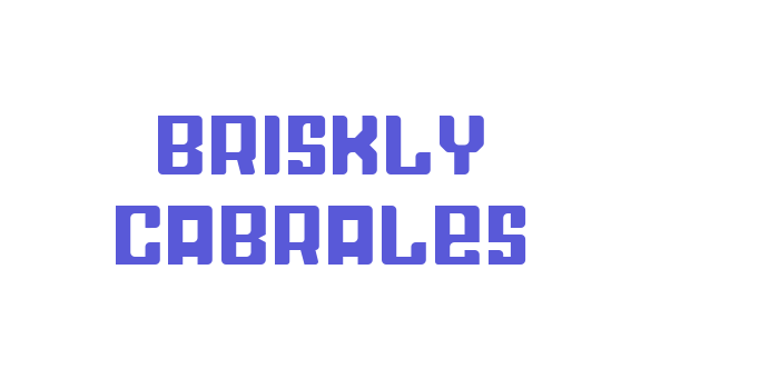 Briskly Cabrales Font Download