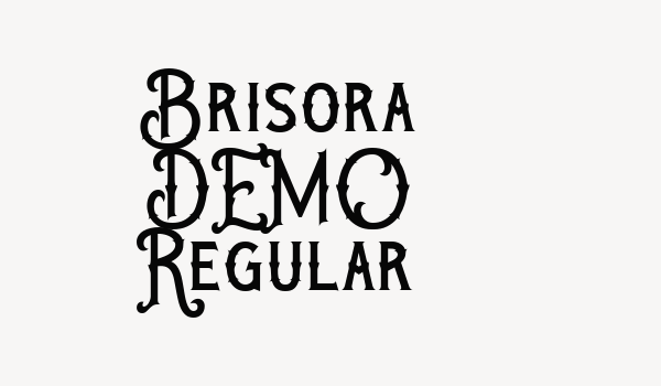 Brisora DEMO Regular Font