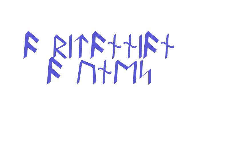 Britannian Runes Font Download