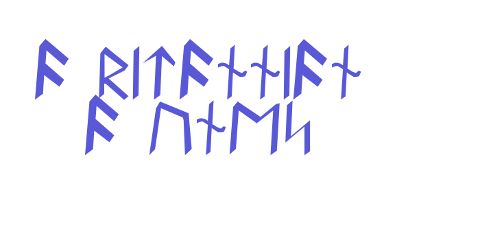 Britannian Runes Font Download