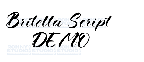 Britella Script DEMO