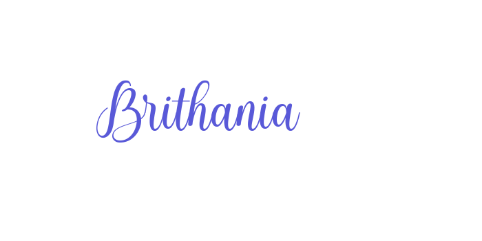 Brithania Font Download