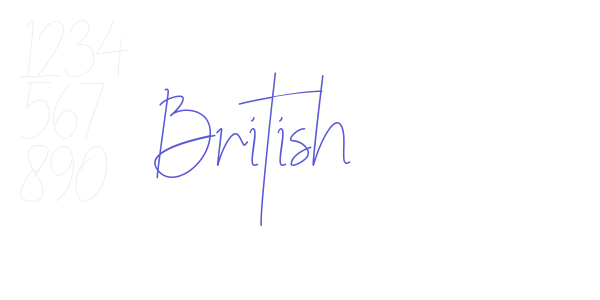 British font free