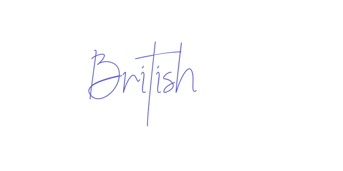 British Font Download