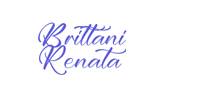 Brittani Renata Font Download