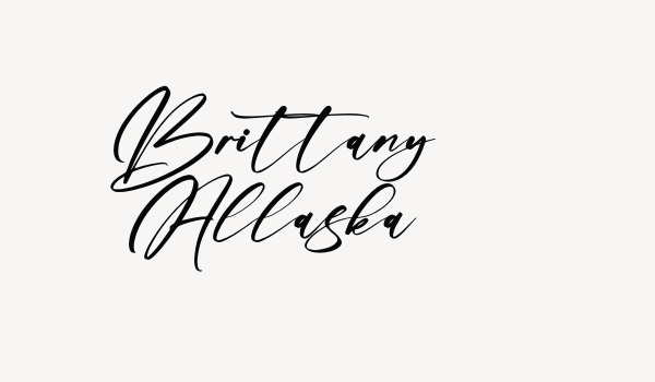 Brittany Allaska Font