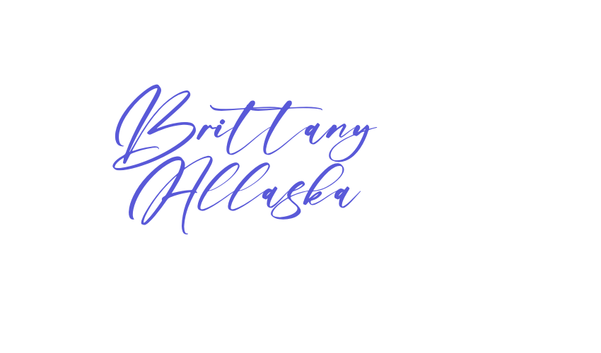 Brittany Allaska Font